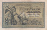  Бона. Германия. 5 марок 1904 год. Драконы. (6-значный серийный номер) (F) 