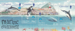 Почтовый блок. Гибралтар. Год океанов (сувенирный лист).