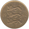  Эстония. 50 сентов 1992 год. 