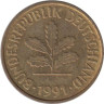  ФРГ. 5 пфеннигов 1991 год. (F) 