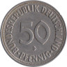 ФРГ. 50 пфеннигов 1969 год. (D) 