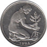  ФРГ. 50 пфеннигов 1994 год. (J) 