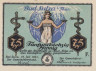  Бона. Германия. Бад-Зульца 75 пфеннигов 1921 год (серия F). Нотгельд. (XF) 