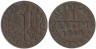  Швейцария. Кантон Женева. 1 сантим 1844 год. 