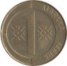  Финляндия. 1 марка 1996 год. Герб. 