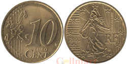 Франция. 10 евроцентов 2003 год. Сеятельница.