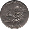  Куба. 1 песо 1988 год. 155 лет со дня рождения Карлоса Финлея. 