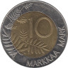  Финляндия. 10 марок 1993 год. Глухарь. 