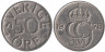  Швеция. 50 эре 1978 год. 