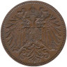  Австрия. 2 геллера 1897 год. 