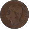  Италия. 10 чентезимо 1893 год. Король Умберто I. (BI) 