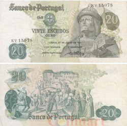 Бона. Португалия 20 эскудо 1971 год. Гарсия Де Орта. (VF)