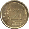  Италия. 20 евроцентов 2009 год. Уникальные формы непрерывности в пространстве. 