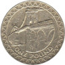  Великобритания. 1 фунт 2005 год. 