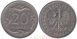 Польша. 20 грошей 1992 год.