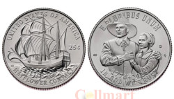 США. 25 центов 2026 год. Мэйфлауэрское соглашение. (D)