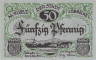  Бона. Германия. Люббекке 50 пфеннигов 1920 год. Ратуша. Нотгельд. (XF) 