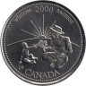  Канада. 25 центов 2000 год. Миллениум - Мудрость. 