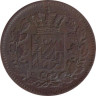  Бавария. 2 пфеннига 1869 год. 