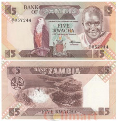Бона. Замбия 5 квач 1986 год. Кеннет Каунда. (AU)