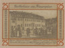  Бона. Германия. Веймар 25 пфеннигов 1921 год (вариант 5). Нотгельд. (XF) 