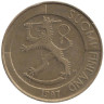  Финляндия. 1 марка 1997 год. Герб. 