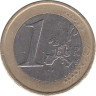 Испания. 1 евро 2001 год. Король Хуан Карлос I. 