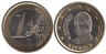  Испания. 1 евро 2001 год. Король Хуан Карлос I. 