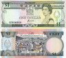  Бона. Фиджи 1 доллар 1993 год. Королева Елизавета II. (Пресс) 
