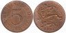  Эстония. 5 сентов 1931 год. 