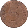  Эстония. 5 сентов 1931 год. 