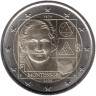  Италия. 2 евро 2020 год. Мария Монтессори - 150 лет со дня рождения. 