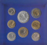  Сан-Марино. Набор монет 1998 год. Человечество и Наука. (в буклете) 