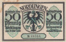  Бона. Германия. Нёрдлинген 50 пфеннигов 1918 год. Нотгельд. (VF) 