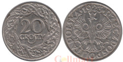 Польша. 20 грошей 1923 год. Герб. (никель)