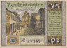  Бона. Германия. Нойштадт-ин-Хольштайн 75 пфеннигов 1921 год. Пожар. Нотгельд. (XF) 