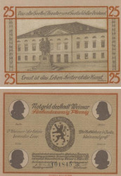 Бона. Германия. Веймар 25 пфеннигов 1921 год (вариант 6). Нотгельд. (XF)