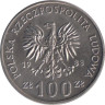  Польша. 100 злотых 1988 год. Королева Ядвига. 
