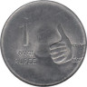  Индия. 1 рупия 2008 год. (Калькутта) 