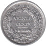  Боливия. 20 сентаво 1885 год. Без точки после CENT. 