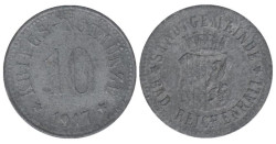 Германия. Райхенхалль. 10 пфеннигов 1917 год. Нотгельд.