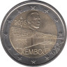  Люксембург. 2 евро 2016 год. Мост Герцогини Шарлотты. 