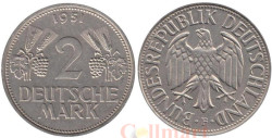 ФРГ. 2 марки 1951 год. (F)