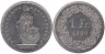  Швейцария. 1 франк 1995 год. Гельвеция. 