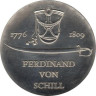  Германия (ГДР). 5 марок 1976 год. 200 лет со дня рождения Фердинанда фон Шилля. 