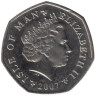 Остров Мэн. 50 пенсов 2007 год. Башня Милнера. (АА) 