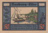  Бона. Германия. Харбург (Швабия) 50 пфеннигов 1921 год. Рыбаки. Нотгельд. (XF) 