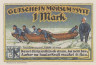  Бона. Германия. Морсум (Зильт) 1 марка 1921 год. Нотгельд. (XF) 