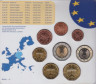  Германия. Годовой набор евро монет 2003 года в банковской запайке. (A) 