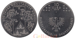 Германия. 10 евро 2014 год. 600 лет Констанцскому собору.